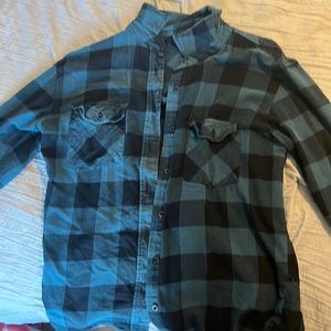 Green and black flannel